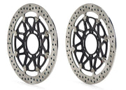 Brembo BRAKE ROTOR KIT T-DRIVE UPGRADE LINE - Front, Black, Silver, Stainless Steel - 208A98567