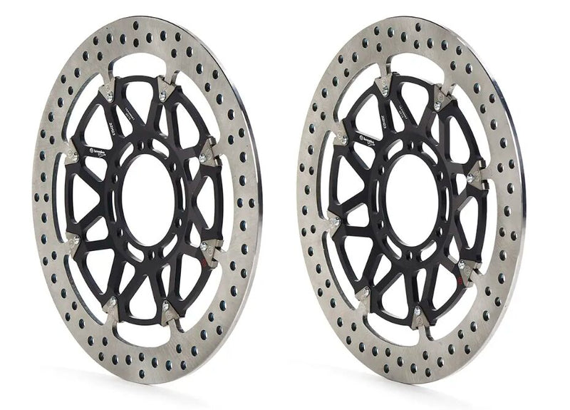 Brembo BRAKE ROTOR KIT T-DRIVE UPGRADE LINE - Front, Black, Silver, Stainless Steel - 208A98567