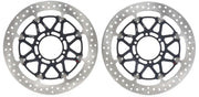 Brembo BRAKE ROTOR KIT T-DRIVE UPGRADE LINE - Front, Black, Silver, Stainless Steel - 208A98567