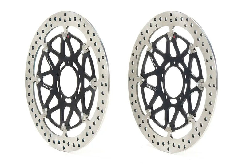 Brembo BRAKE ROTOR KIT T-DRIVE UPGRADE LINE - Front, Black, Silver, Stainless Steel - 208C89011