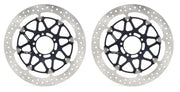 Brembo BRAKE ROTOR KIT T-DRIVE UPGRADE LINE - Front, Black, Silver, Stainless Steel - 208C89011