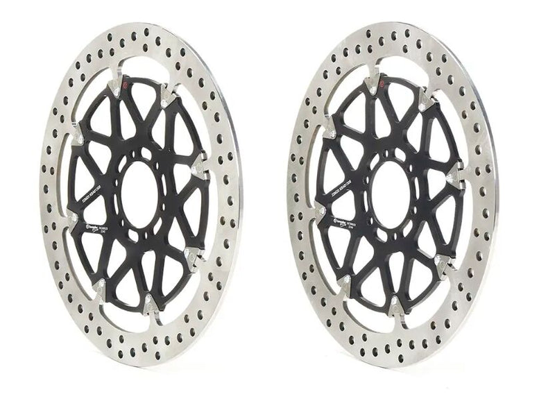 Brembo BRAKE ROTOR KIT T-DRIVE UPGRADE LINE - Front, Black, Silver, Stainless Steel - 208C89025