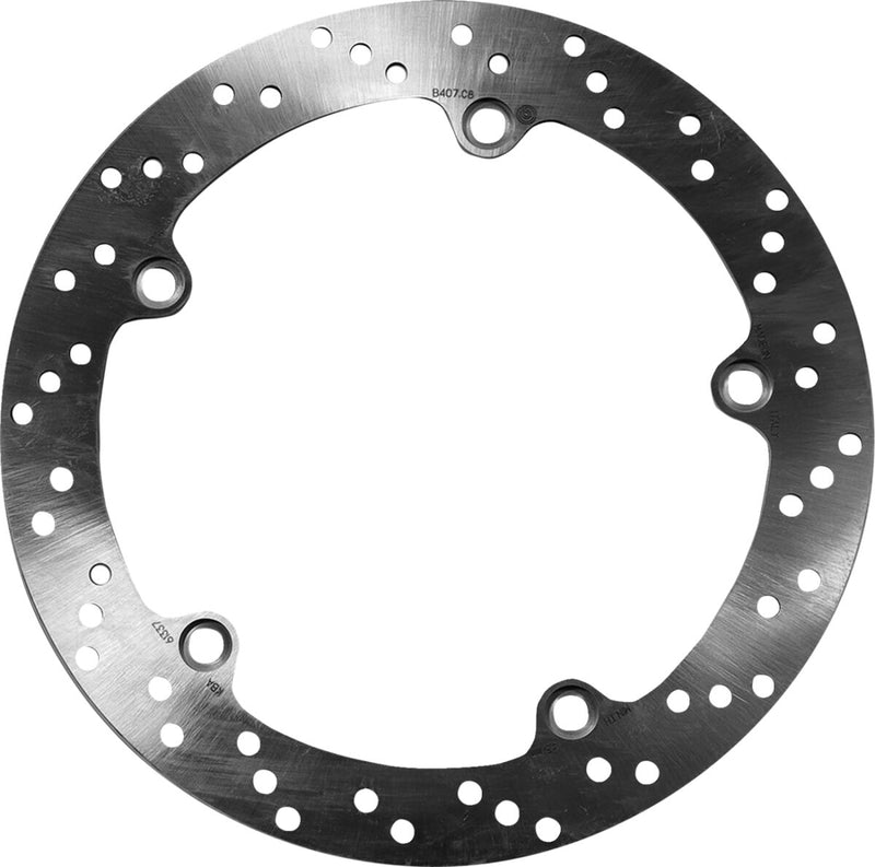 Brembo PRIME Serie Oro Fixed Disc Brake Rotor - Rear, Silver - 68B407C8