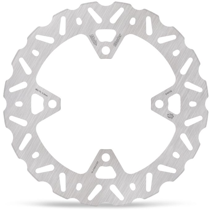 Moto-Master Nitro Series Brake Disc - Stainless Steel - One Piece (Fixed) - 510118