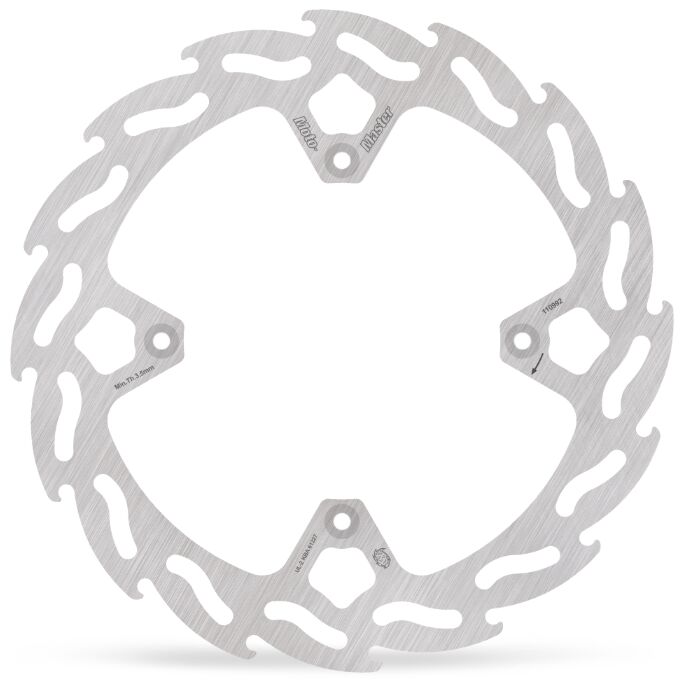 Moto-Master Flame Series Fixed Rotor - Stainless Steel - One Piece (Fixed) - 110992