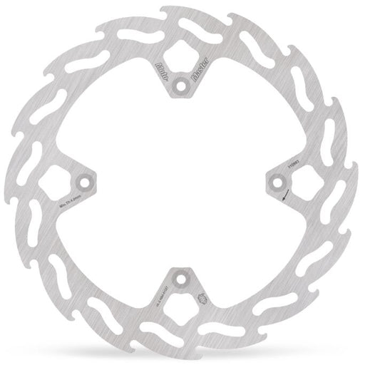 Moto-Master Flame Fixed Brake Rotor - Stainless Steel - One Piece (Fixed) - 110993