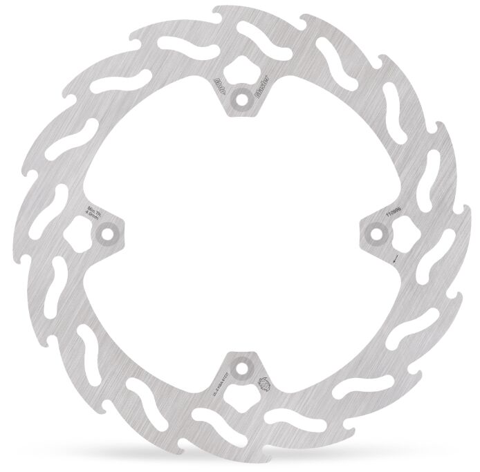 Moto-Master Flame Fixed Brake Rotor - Stainless Steel - One Piece (Fixed) - 110996