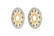 Brembo BRAKE ROTOR KIT SUPERSPORT RACING XTRA LINE - Front, Gold, Silver, Stainless Steel - 208973756