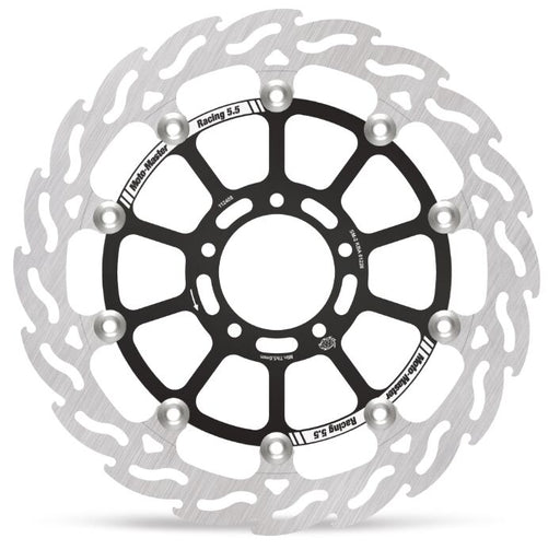Moto-Master Halo Series Floating Rotor - Black,  Stainless Steel - Two Piece (Floating)