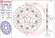 Brembo BRAKE ROTOR FLOATING SERIE ORO PRIME LINE - Front, Black, Stainless Steel