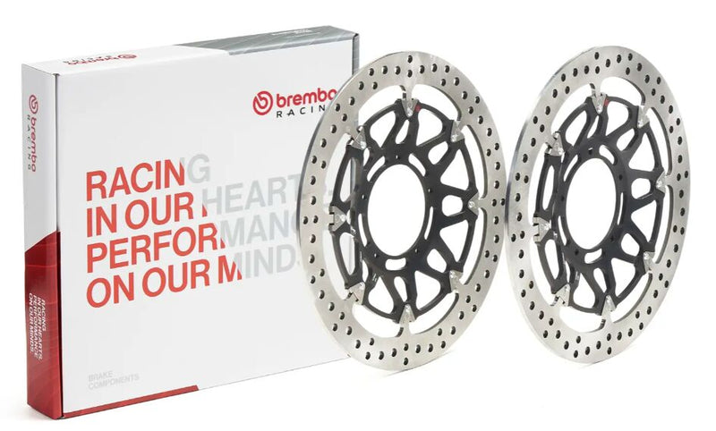 Brembo BRAKE ROTOR KIT T-DRIVE UPGRADE LINE - Front, Black, Stainless Steel