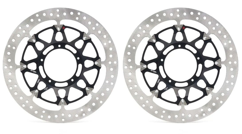 Brembo BRAKE ROTOR KIT T-DRIVE UPGRADE LINE - Front, Black, Stainless Steel