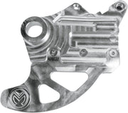 Moose Offroad Hard-parts Pro Shark Fin Disc Protector with Brake Carrier - Rear, Silver - 33-073