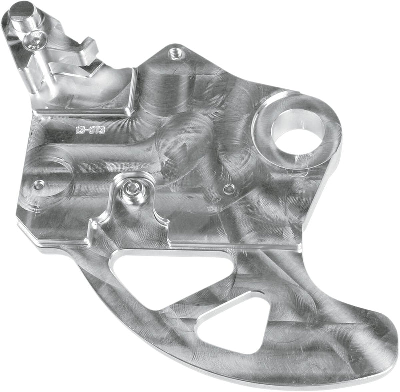 Moose Offroad Hard-parts Pro Shark Fin Disc Protector with Brake Carrier - Rear, Silver - 33-073