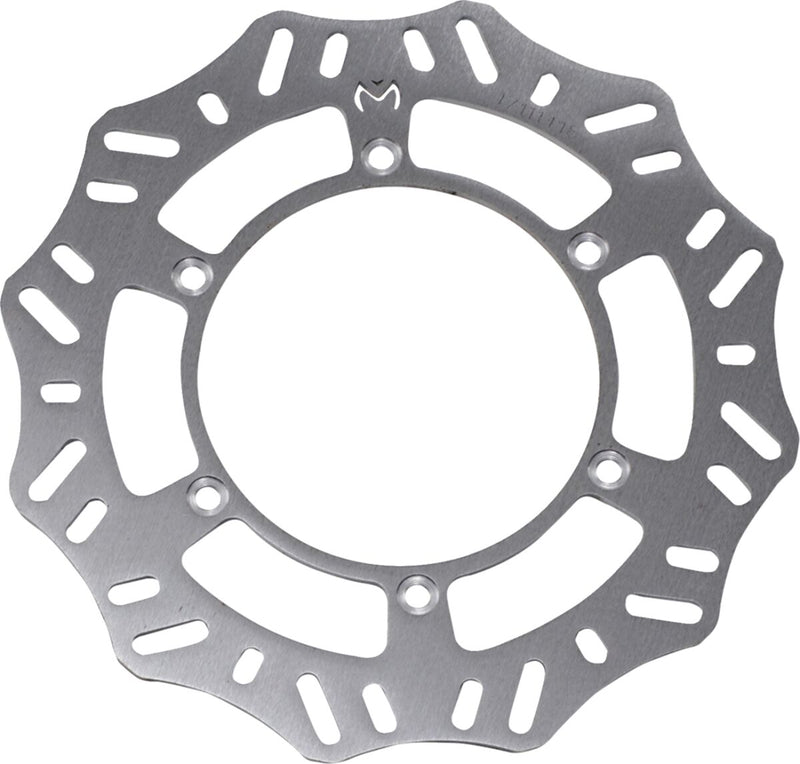 Moose Offroad Hard-parts Standard Brake Rotor - Rear, One Piece (Fixed) - 1711-RR-GAS01