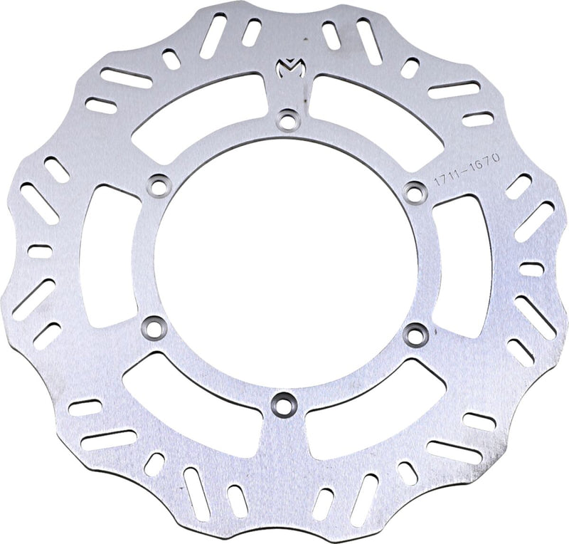 Moose Offroad Hard-parts Standard Brake Rotor - Rear, One Piece (Fixed) - 1711-8000