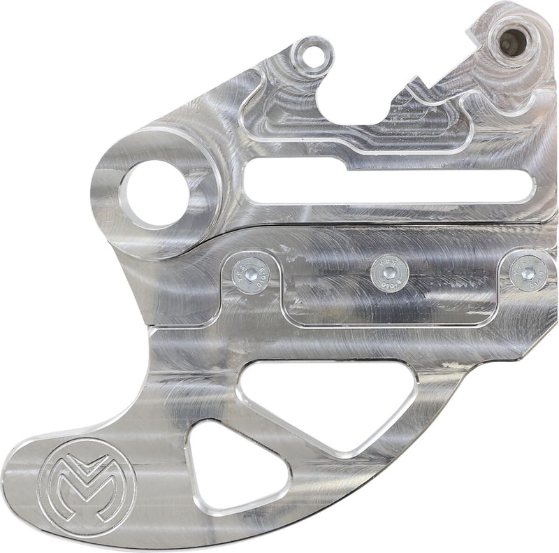 Moose Offroad Hard-parts Pro Shark Fin Disc Protector with Brake Carrier - Rear, Silver - 33-1022