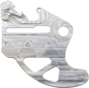 Moose Offroad Hard-parts Pro Shark Fin Disc Protector with Brake Carrier - Rear, Silver - 33-1022