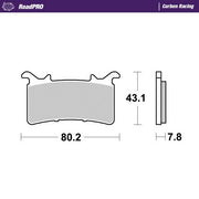 Moto-Master RoadPRO Carbon Racing Brake Pads - 414306