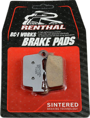 RENTHAL RC-1 Works Brake Pads - Rear, Sintered Metal - BP-104