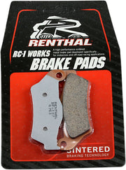 RENTHAL RC-1 Works Brake Pads - Front, Sintered Metal - BP-107