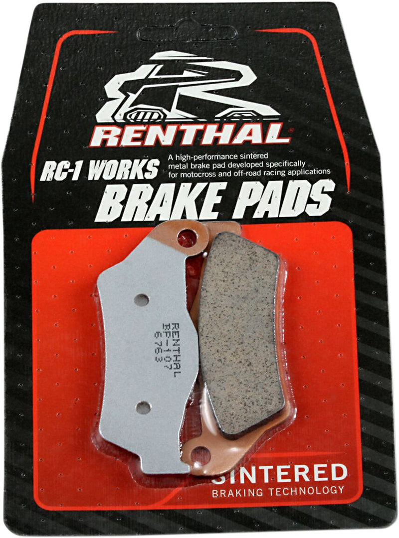 RENTHAL RC-1 Works Brake Pads - Front, Sintered Metal - BP-107