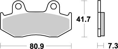 Moto-Master Nitro Brake Pads - Sintered Metal - 90421