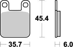 Moto-Master Nitro Brake Pads - Sintered Metal - 90521