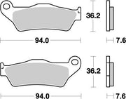 Moto-Master Nitro Brake Pads - Sintered Metal - 93021