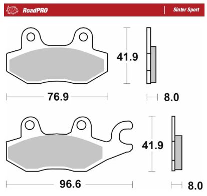 Moto-Master RoadPro Sinter Sport - Sintered Metal - 402905