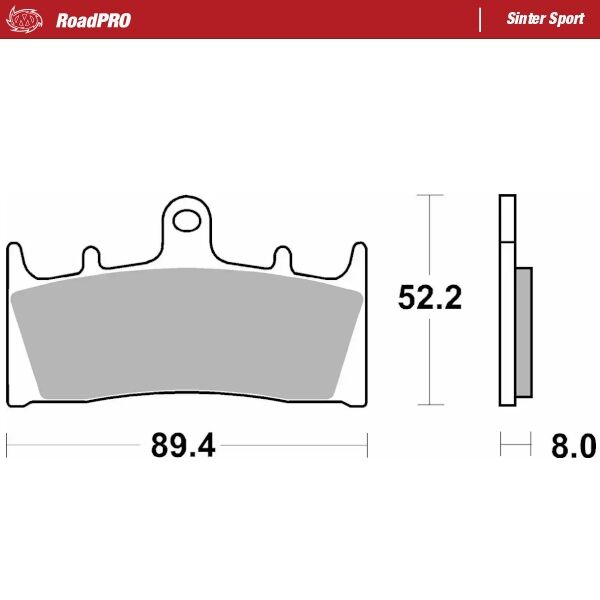 Moto-Master RoadPro Sinter Sport - Sintered Metal - 403605