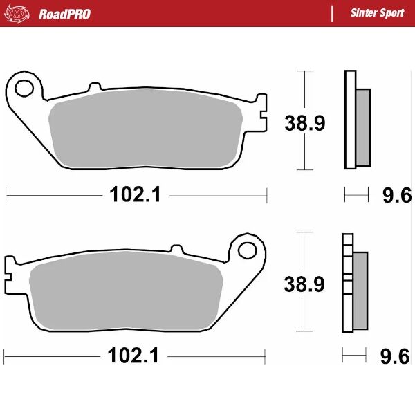 Moto-Master RoadPro Sinter Sport - Sintered Metal - 404005