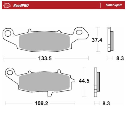 Moto-Master RoadPro Sinter Sport - Sintered Metal - 404205