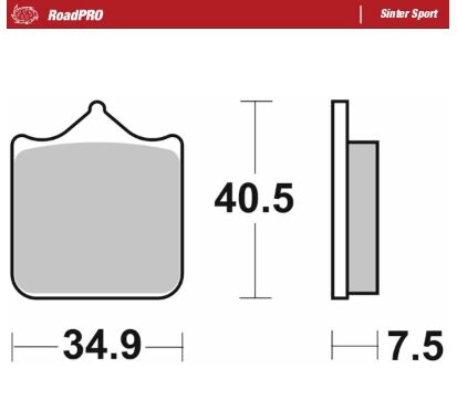 Moto-Master RoadPro Sinter Sport - Sintered Metal - 405505