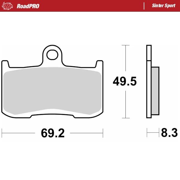 Moto-Master RoadPro Sinter Sport - Sintered Metal - 406005
