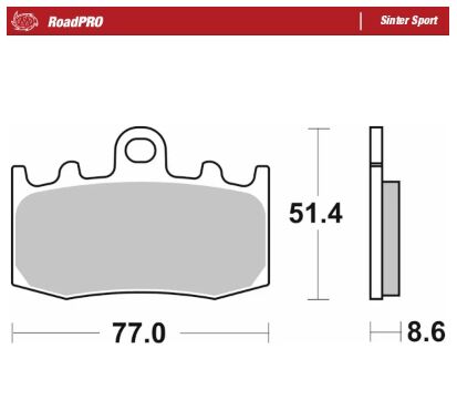 Moto-Master RoadPro Sinter Sport - Sintered Metal - 406205