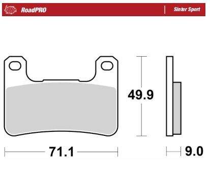 Moto-Master RoadPro Sinter Sport - Sintered Metal - 406305