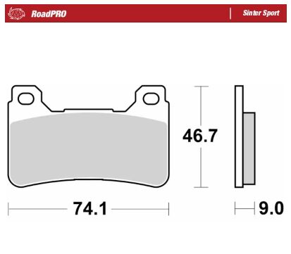 Moto-Master RoadPro Sinter Sport - Sintered Metal - 406405