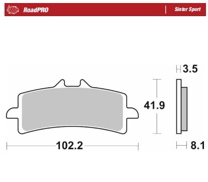 Moto-Master RoadPro Sinter Sport - Sintered Metal - 407005