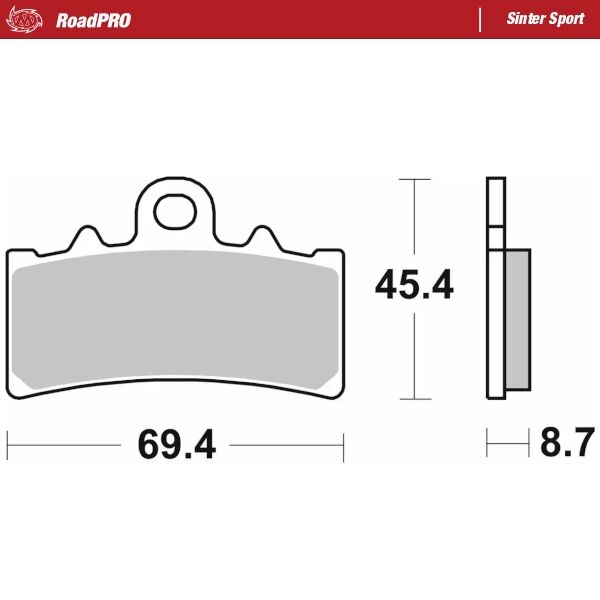 Moto-Master RoadPro Sinter Sport - Sintered Metal - 407605