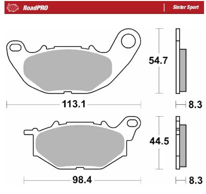 Moto-Master RoadPro Sinter Sport - Sintered Metal - 412505