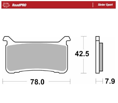 Moto-Master RoadPro Sinter Sport - Sintered Metal - 413105