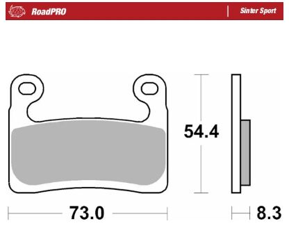 Moto-Master RoadPro Sinter Sport - Sintered Metal - 413505