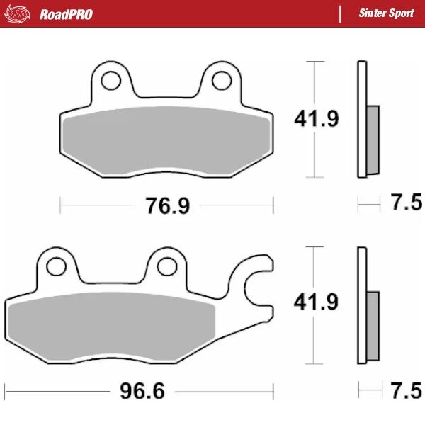 Moto-Master RoadPro Sinter Sport - Sintered Metal - 413705