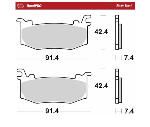 Moto-Master RoadPro Sinter Sport - Sintered Metal - 416905