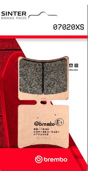 Brembo BRAKE PAD SINTER XS PRIME LINE - Front, Rear, Sintered Metal - 07020XS