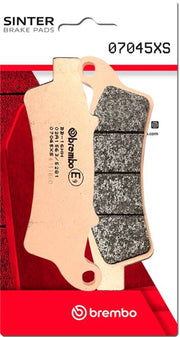 Brembo BRAKE PAD SINTER XS PRIME LINE - Front, Rear, Sintered Metal - 07045XS