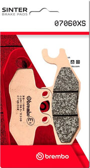 Brembo BRAKE PAD SINTER XS PRIME LINE - Front, Rear, Sintered Metal - 07060XS