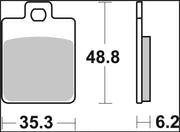 Brembo BRAKE PAD SINTER XS PRIME LINE - Sintered Metal - 07067XS