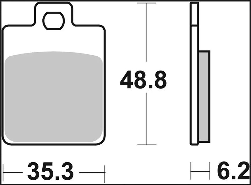 Brembo BRAKE PAD SINTER XS PRIME LINE - Sintered Metal - 07067XS